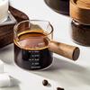 Espresso Measuring Glass with Wooden Handle