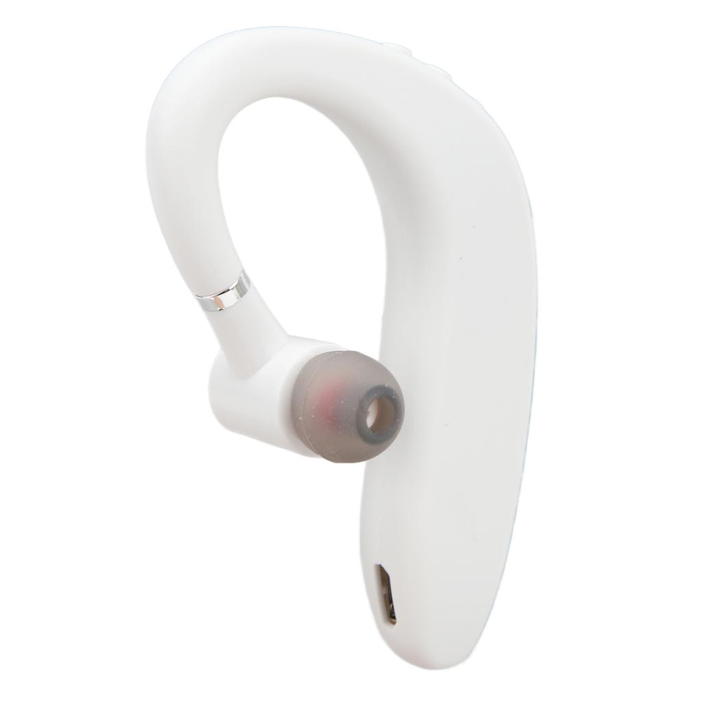 Headset Wireless Single Ear Earpiece Low Latency Hands Earphone with USB Charging Cable for Driving Running