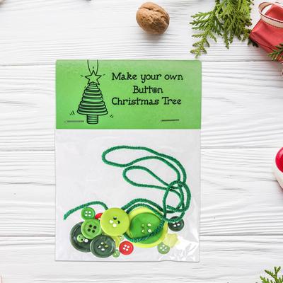 DIY Knop Kerst Sneeuwpop Decoratie Kit Interactief Ophangbaar Schattig Kerstman Knop Knutsel Knop Kerstboom Ornament
