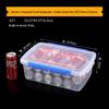 ZISIZ Transparent Plastic Food Storage Container