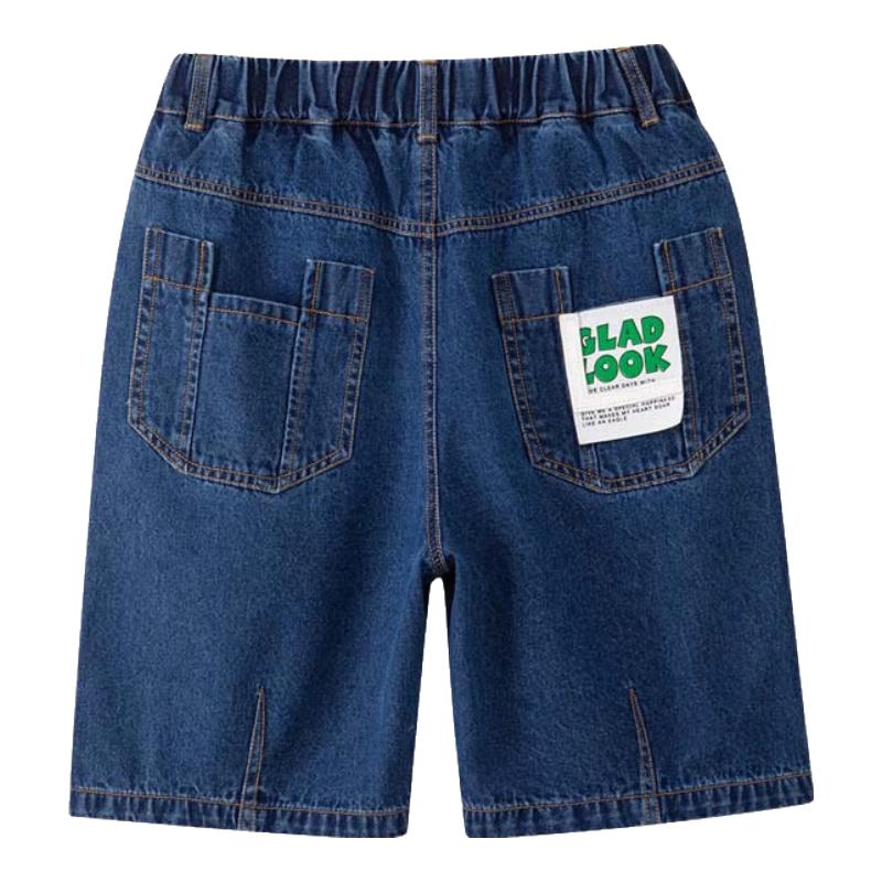 ZuoXi Boys 2025 Summer Denim Shorts 160