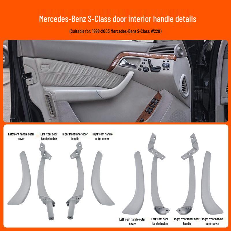 Mercedes-Benz S-Class Wewnętrzna Osłona Klamki Drzwi: S300, S320, S400, W220 Akcesorium podłokietnika