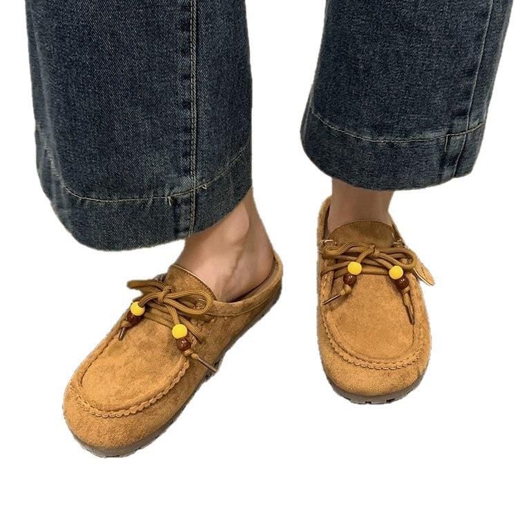 Retro bag head Birkenstocks spring new thick-soled Birkenstocks heightening casual slippers