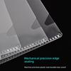 Transparent Folder Thickened File Bag Protective Cover Color Opening Students' Use Test Paper Folder Personal Interview Resume Film Wholesale Hot