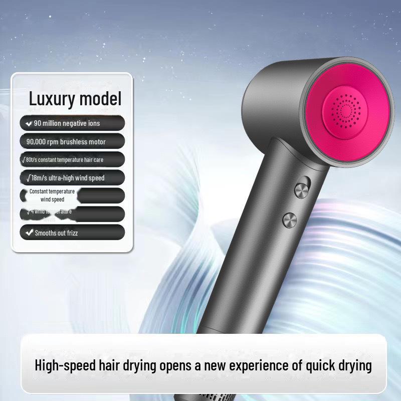 

Высокоскоростной фен с отрицательными ионами для быстрой сушки и ухода за волосами Light Display