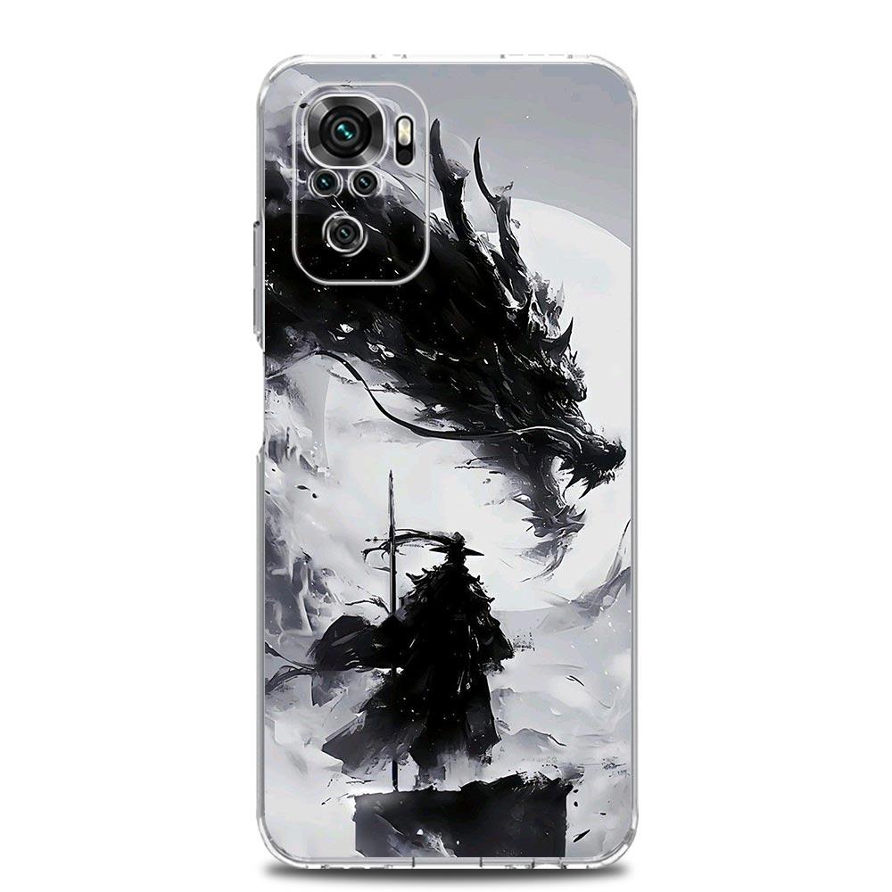 Phone Case For Xiaomi Redmi Note 15 14 13 12 4G 10 11 Pro Plus 5G 14C 13C 12C 10C Clear Soft TPU Cover Dragon
