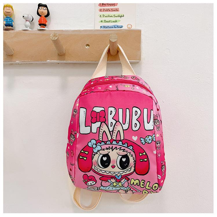 Lightweight Charming Cartoon Backpack For Preschoolers Gender Neutral Fun Design Perfect For School Use