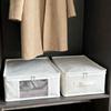 Large Capacity Visible Clothes Storage Box Dust-proof Clothes Moving Box  Clothing Storage