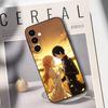 A-Asuna K-Kirito Phone Case For Samsung Galaxy A73,A72,A71,A70,A53,A52,A51,Soft Silicone Black Cover