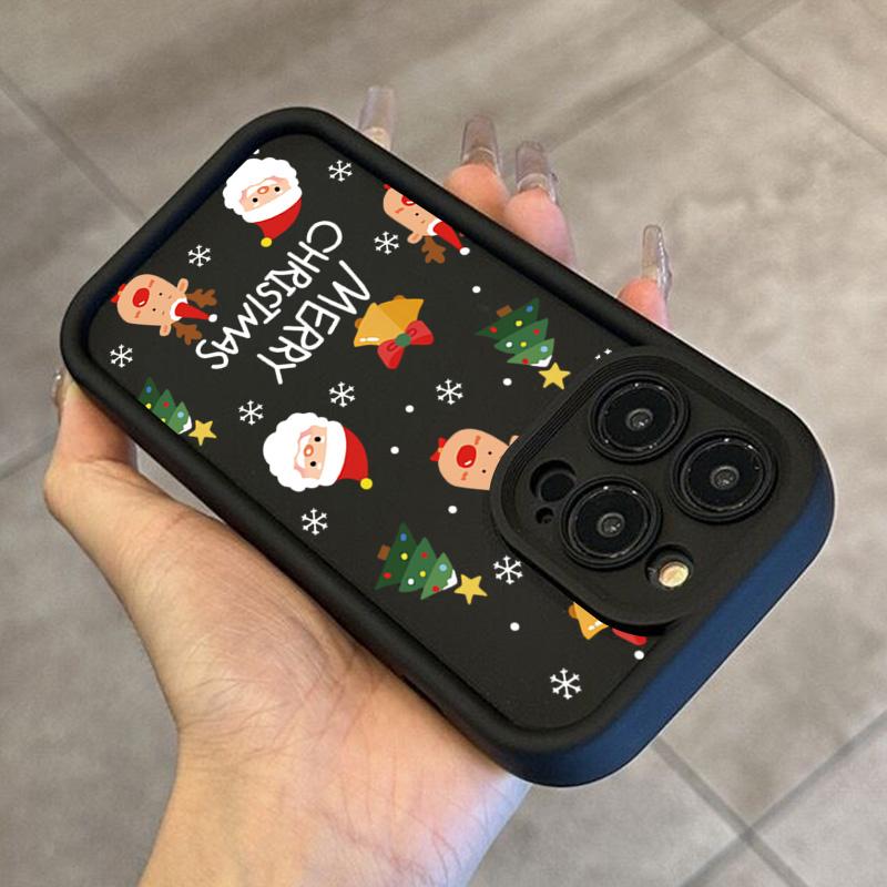 Christmas Happy Theme Hot Print Case For Xiaomi Redmi 14C 13C 12C 13 12 Redmi Note 14 13 12 Pro Plus 5G 12S 11S 11 10S 10 Cover