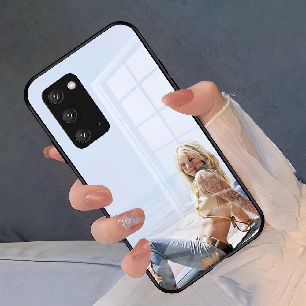 

Singer Britney Spears Phone Case For Samsung S26 S25 Plus S20 S20 Plus S22 Ultra S23 FE S21 Plus S21 Ultra Glass Cover Samsung S25