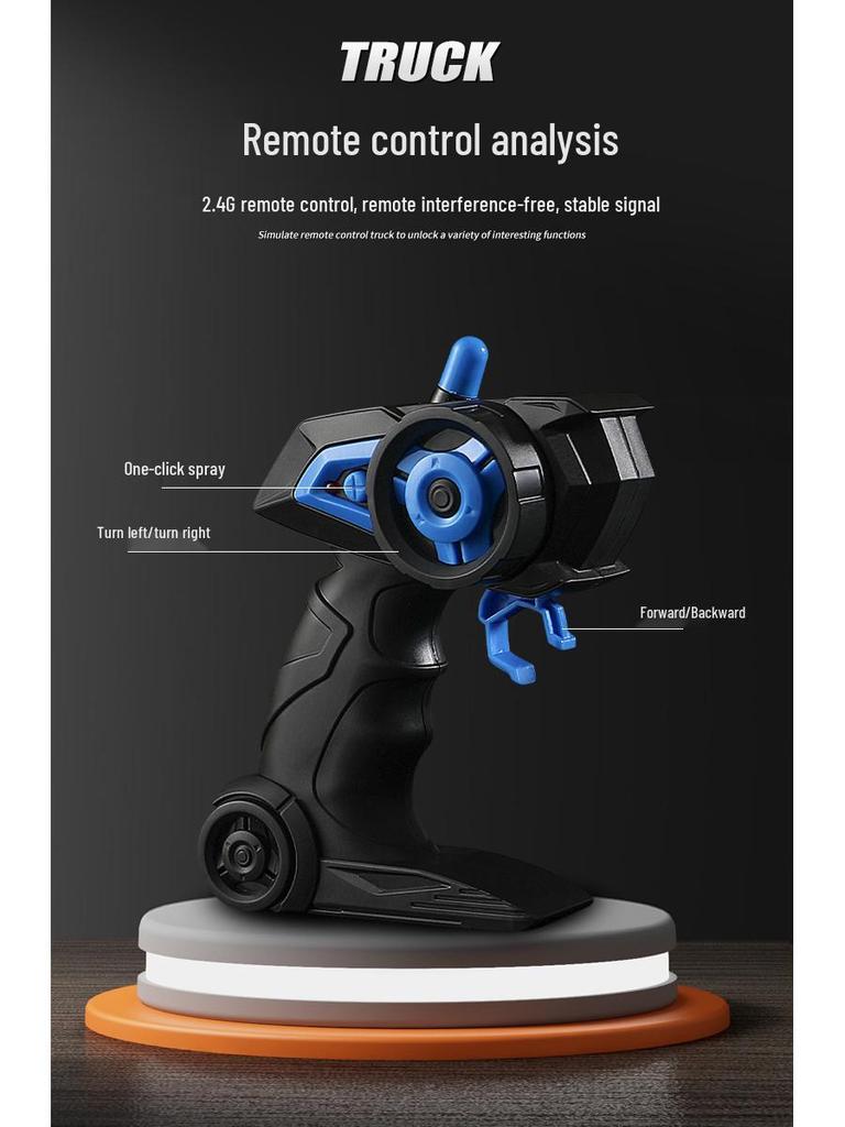 Remote Control Sound & Light Drift Van - Double Door Simulation Toy Car for Kids