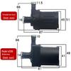 Ultra-Quiet Submersible Mobile Water Heater Booster Pump - 12V/24V DC Brushless Motor
