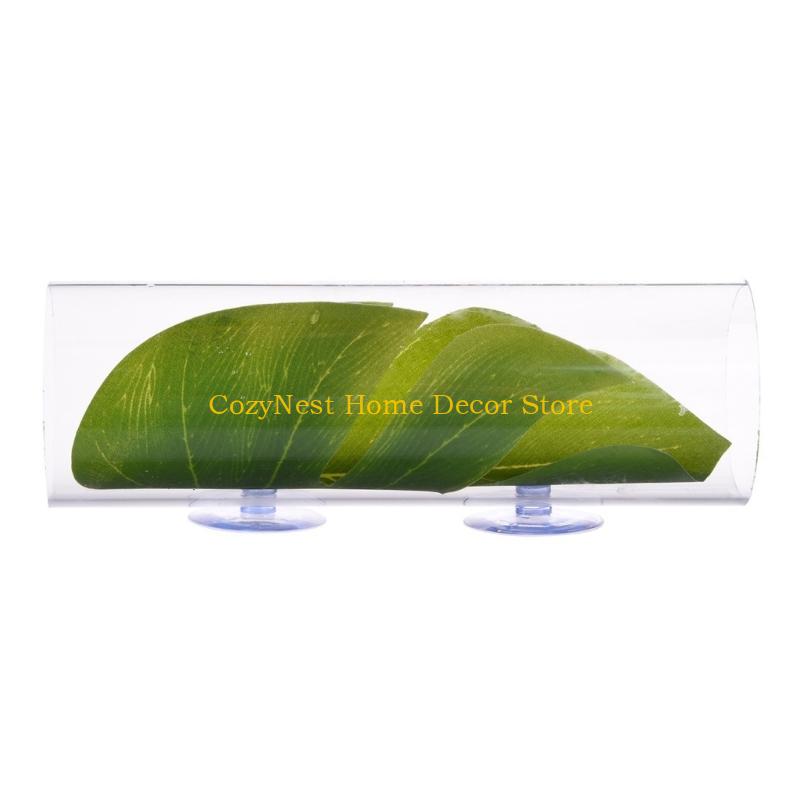 92MF Artificial Hideaway Fish Tanks Aquariums Decors Resting Tunnel Plastic Fish Habitat Ornaments Betta Tube