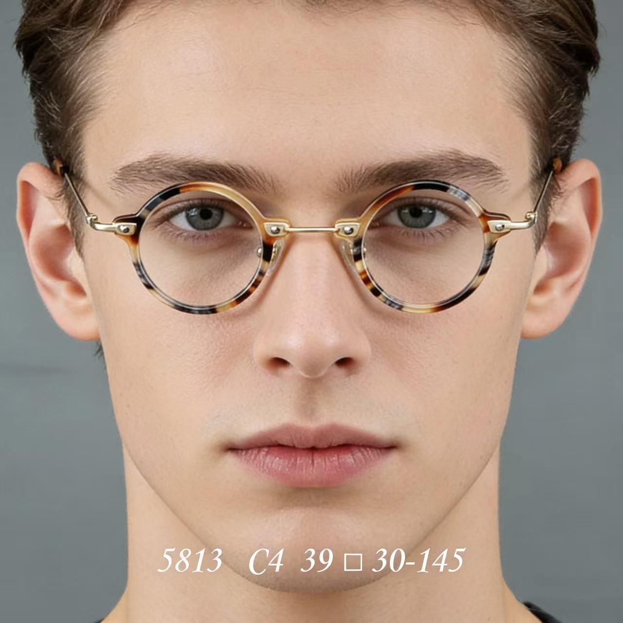 Attractive Glasses Men's Glasses Frame For Vintage Style Glasses Clear Lens Acetate Eyeglasses Frame Vintage Eyewear