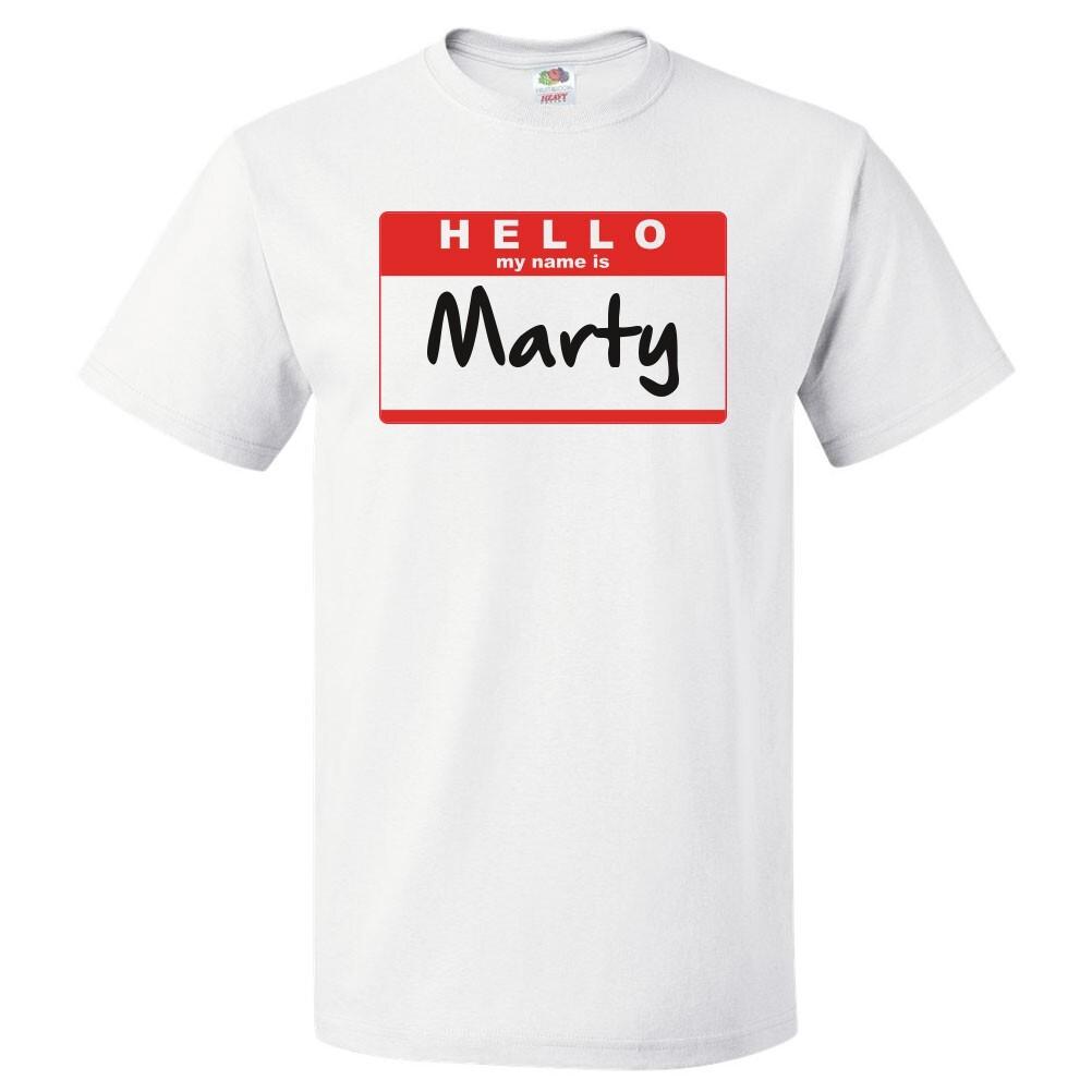 Camiseta Hello My Name Is MartySe abre en una nueva ventana o pestaña