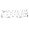 Steel Grilling Basket with Drip Pan BBQ Rib Mesh Clip Chicken Wing Leg Rack Grill Holder Barbecue Accessories BBQ Shelf