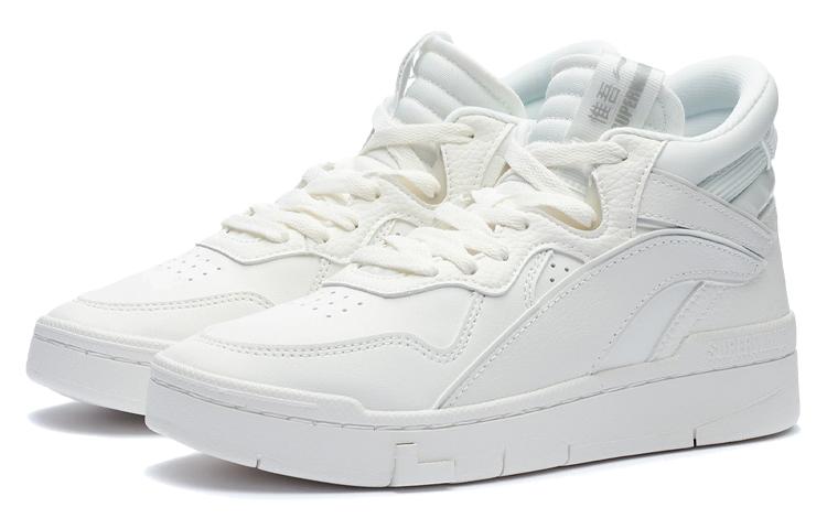 Li Ning Wave Superwave Mid top Skateboard Shoes Women's Snow AGCR234-1