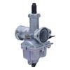 Motorcycle Mixture Component and Replacement Carburetor, PZ26 Manual Choke Configuration with Metal Body for CG125-CG150 Models