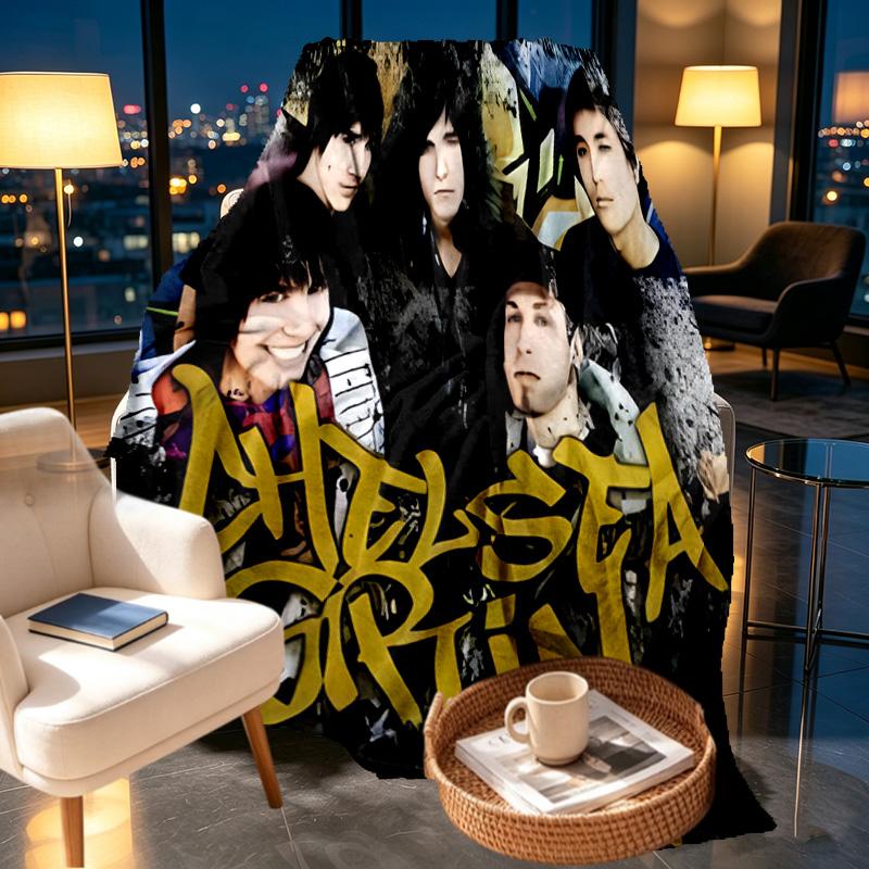 Bring Me the Horizon Print Blanket - Soft & Comfortable, for Bedroom, Travel, Sofa, Home Decoration - Birthday Christmas Gift for Friend