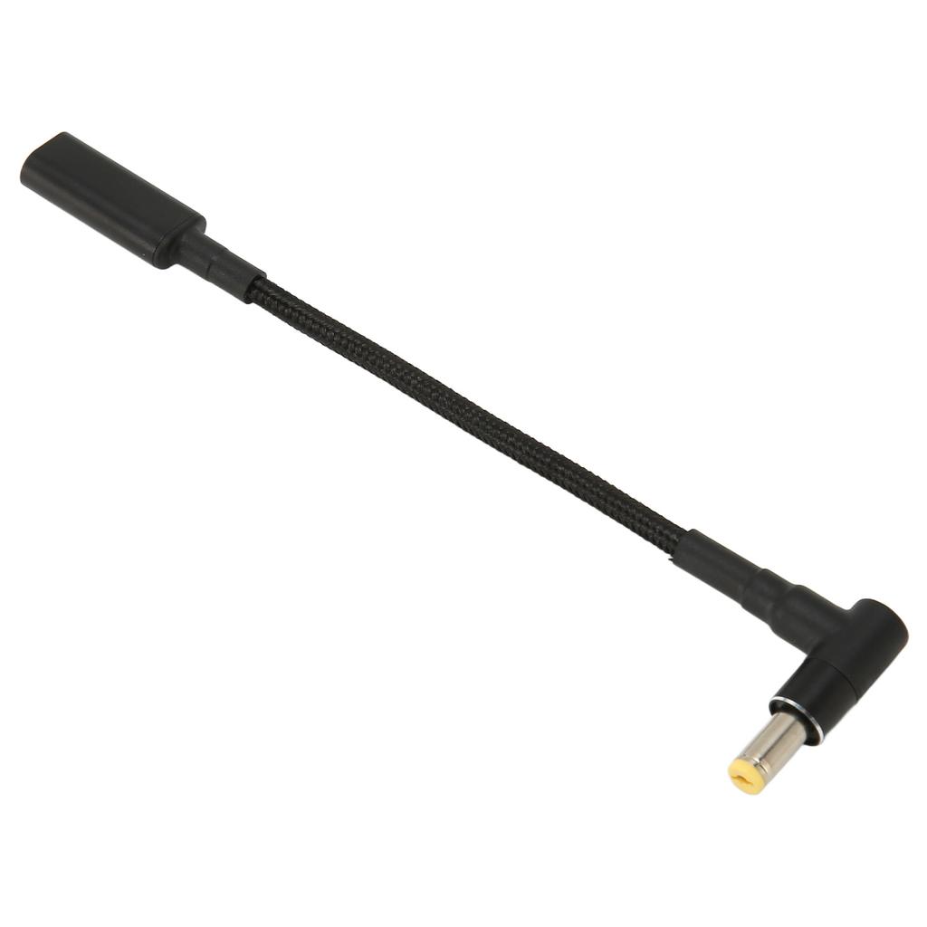USB C To DC Adapter for Type C To 5.5x1.7mm Port Laptops 100W Type C Laptop Charging Cord