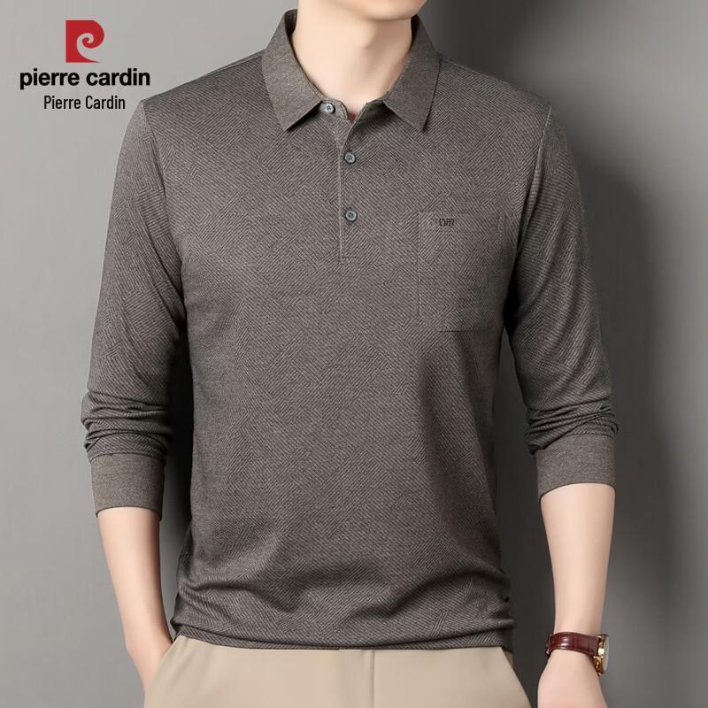 Pierre Cardin Men's Slim Fit Long-Sleeve Polo Shirt