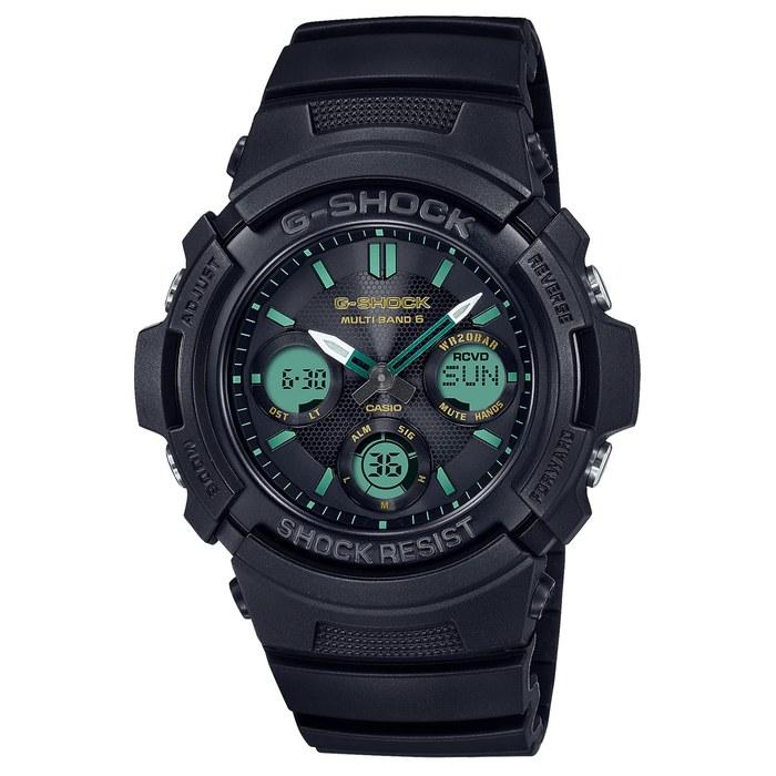 [Casio] G-Shock Watch AWG-M100RC-1AJF Men s Teal and Brown Color Series