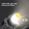 COLBOR CL100XM Studio COB Photography Light 110W LED Video Light 5600K CRI97+ Dimmable 7 Lighting Effects APP Control with   Mount Reflector Carr