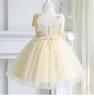 Summer Baby Girls Party Dress Kids Bow Fluffy Tutu Gown Flower Girls Blue Dresses Wedding