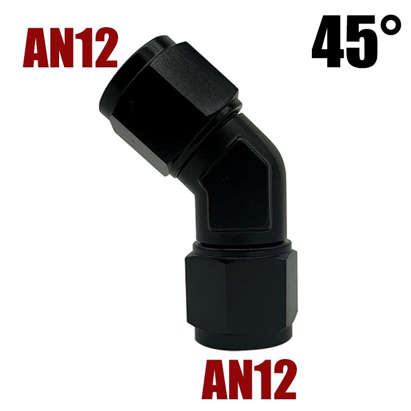 Adapter z gwintem wewnętrznym 4AN 6AN 8AN 10AN 12AN na końcówkę węża do przewodu w oplocie, kolano obrotowe 45 90 stopni, złączki węża chłodnicy oleju