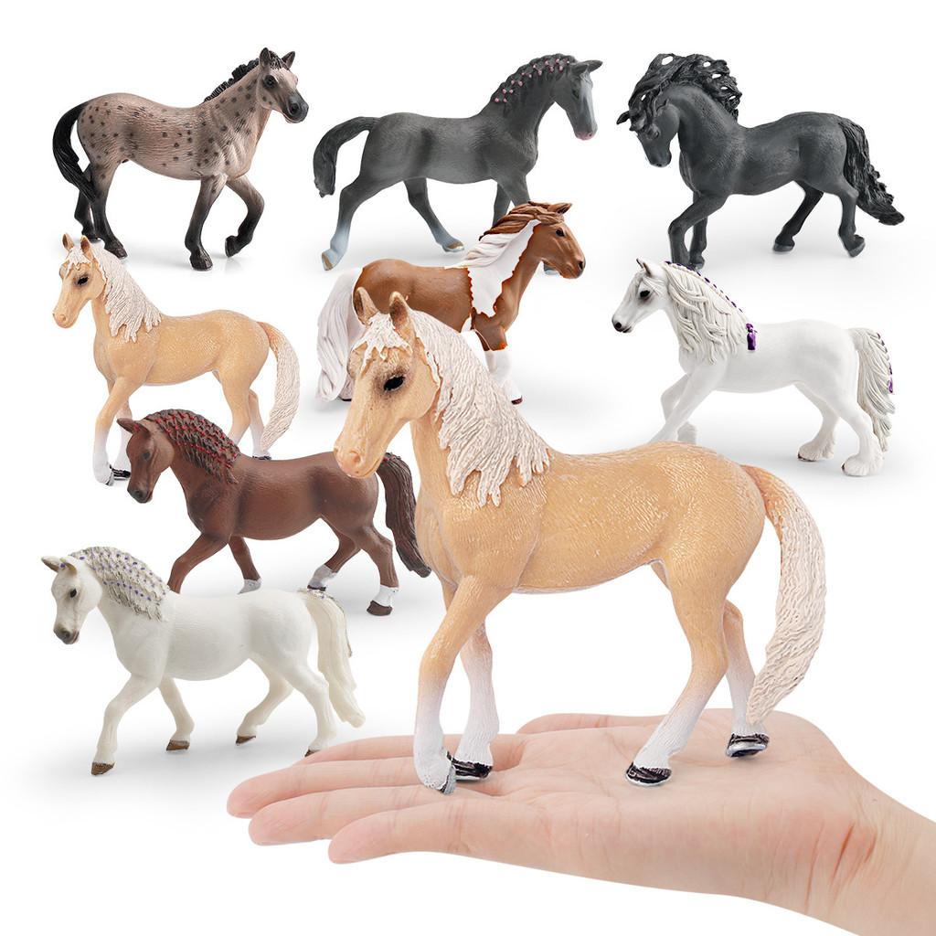 Realistic Pvc Wild Animal Horse Model For Childrens Educational Playroom Decor