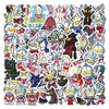 120Pcs No Repeat Cartoon Anime Ultraman Children'S Waterproof Diy Stickers