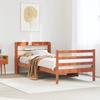 VidaXL Rám postele bez matrace voskovaná hnědá 75x190 cm masivní borové dřevo 3306655
