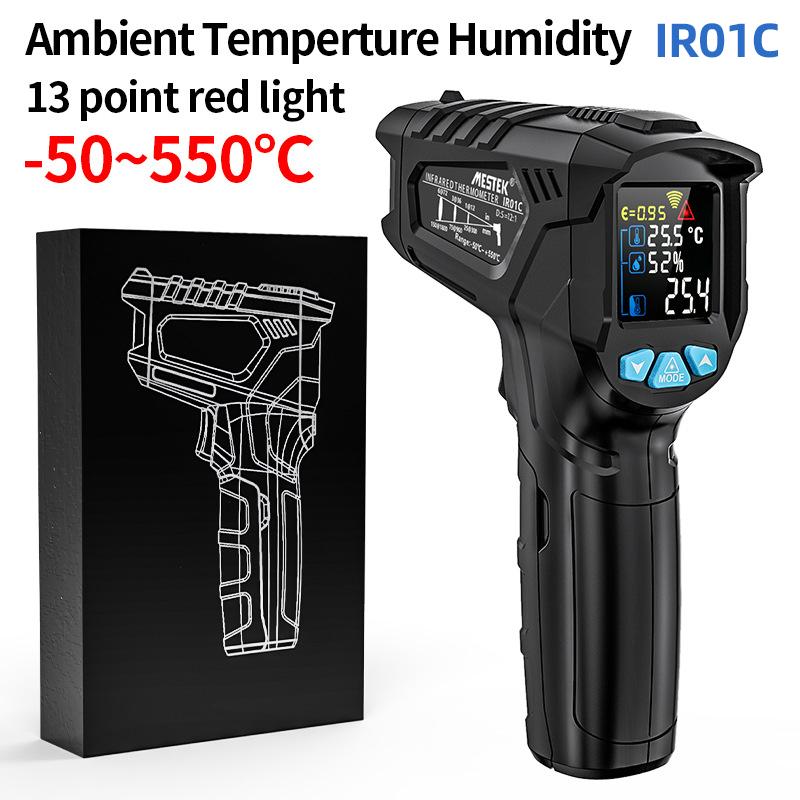 IR01A/B/C Non-Contact Digital Infrared Thermometer High Precision Industrial Temperature Meter Outdoor Hygrometer IR Thermometer