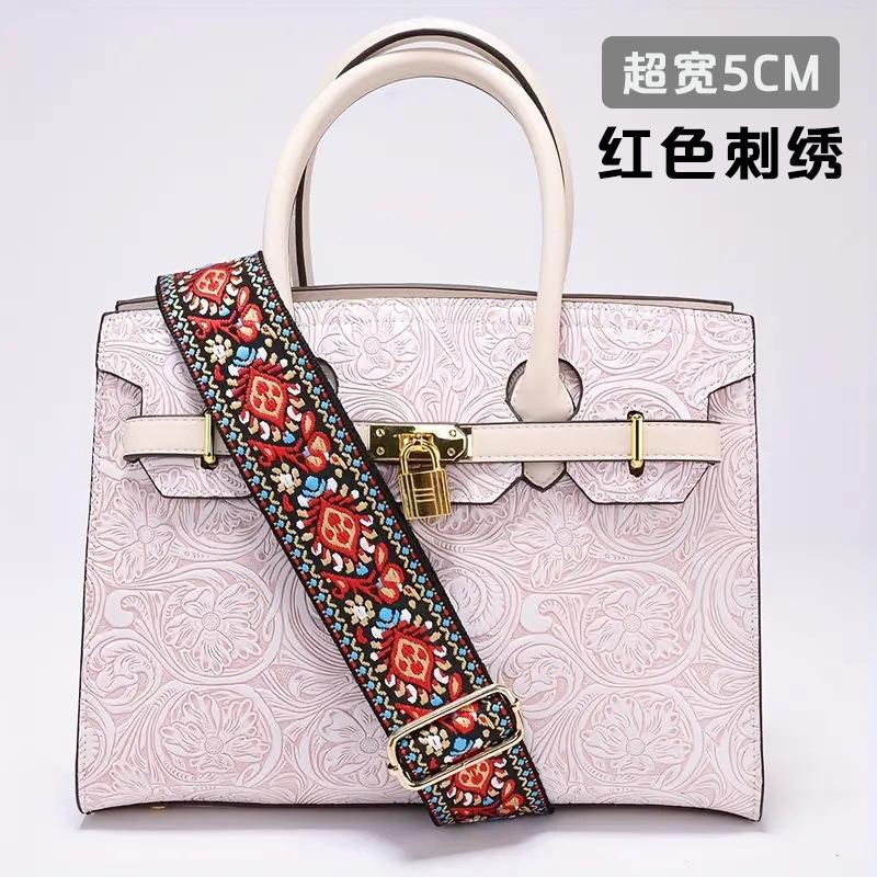 Crossbody Bag with Ultra-wide Accessories Color Satchel Thick Back with Thorns Extended Replacement Strap Adjustable Universal Bag Shoulder Strap