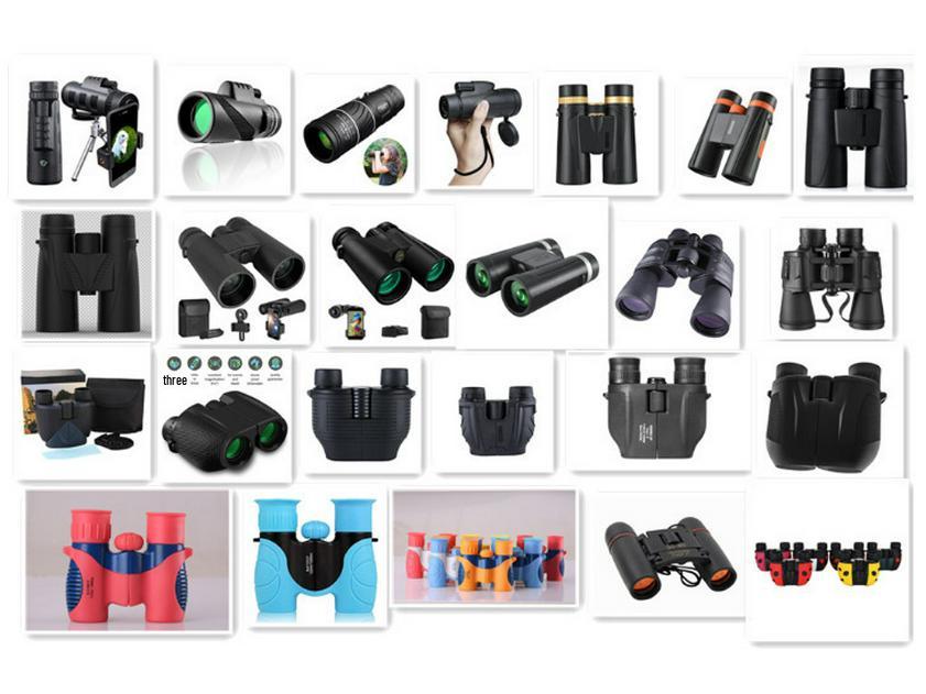 HD Night Vision Binoculars Camera with Screen for Bird Watching and Photography