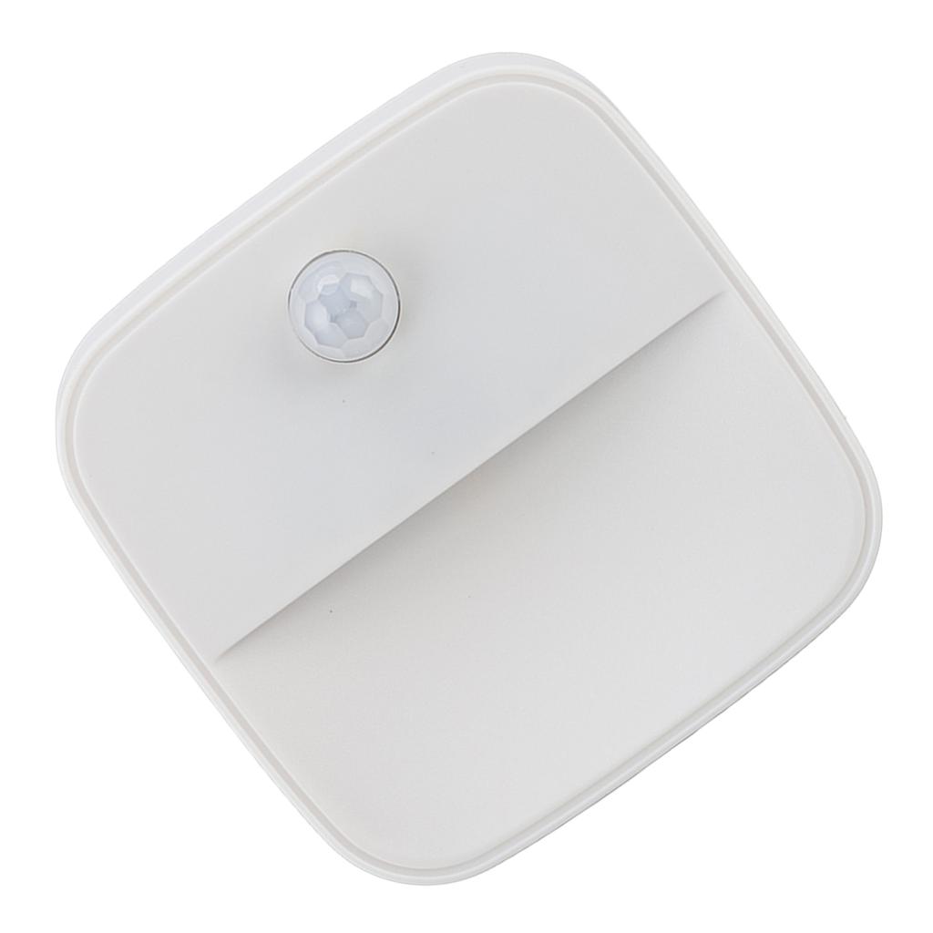 Motion Sensor 0.2W Night Light Warm Light ABS Night Lights Plug In Body Sensor Lamp for Hallway
