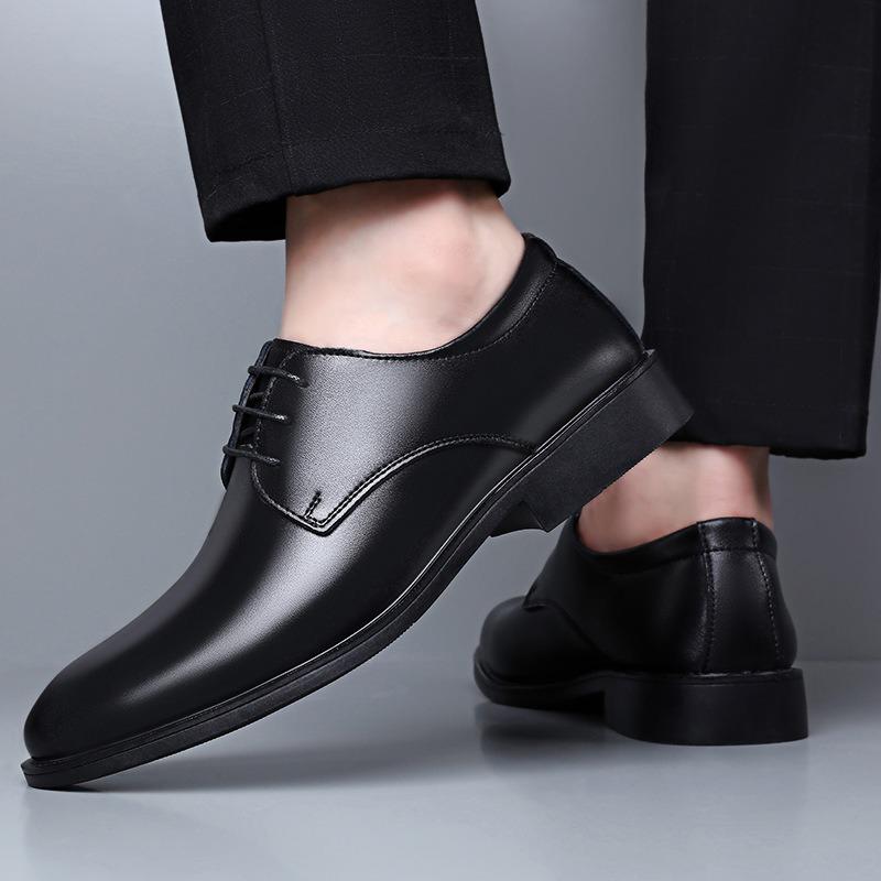Business Leather Shoes Men's High-end Sense New Men's Dress Leather Shoes Baita Single Shoes Security General Leather Shoes