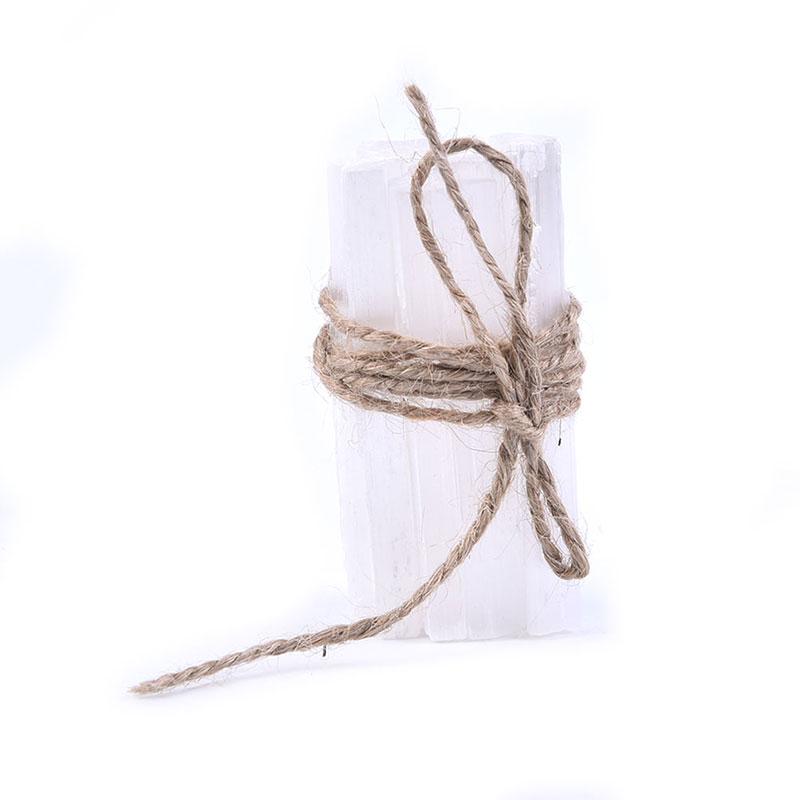 10шт натуральный селенит грубая палочка хрустальная палочка минералы образец целебного камня one size