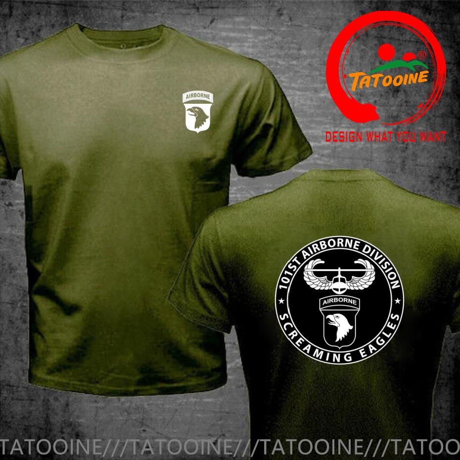 Funny Design 101st Airborne Screaming Eagles Shirt Unisex Fashion Trendy Casual Clothing Stylish Tops Tee Shirt Leisure Tshirt Unisex