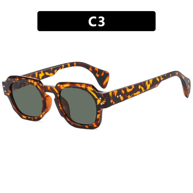Rice Nail Sunglasses Polygonal Irregular Sunglasses Fashion Sunglasses Ladies Tide