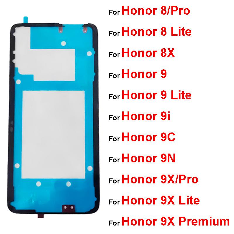 For Huawei Honor 8 8X 9 9I 9C 9N Lite Premium Sticker Adhesive Back Battery Housing Cover Glue Tape Replacement Parts