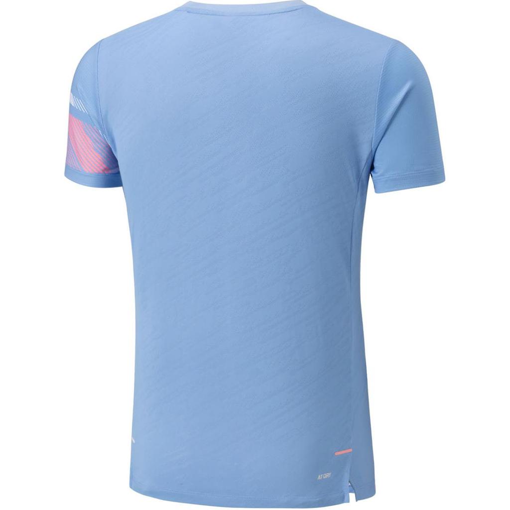 Li Ning Sports Casual Comfortable Short Sleeve T-Shirt Unisex Tops Harmonious-Blue AAYV031-4