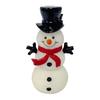 LED Snowman Night Light USB Powered Color Changing Soft Glowing Light Transparent Plastic Christmas Decoration