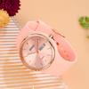 SKMEI Women's Silicone Waterproof Sports Watch Cute Simple Casual Design with Date and Day Display Pink