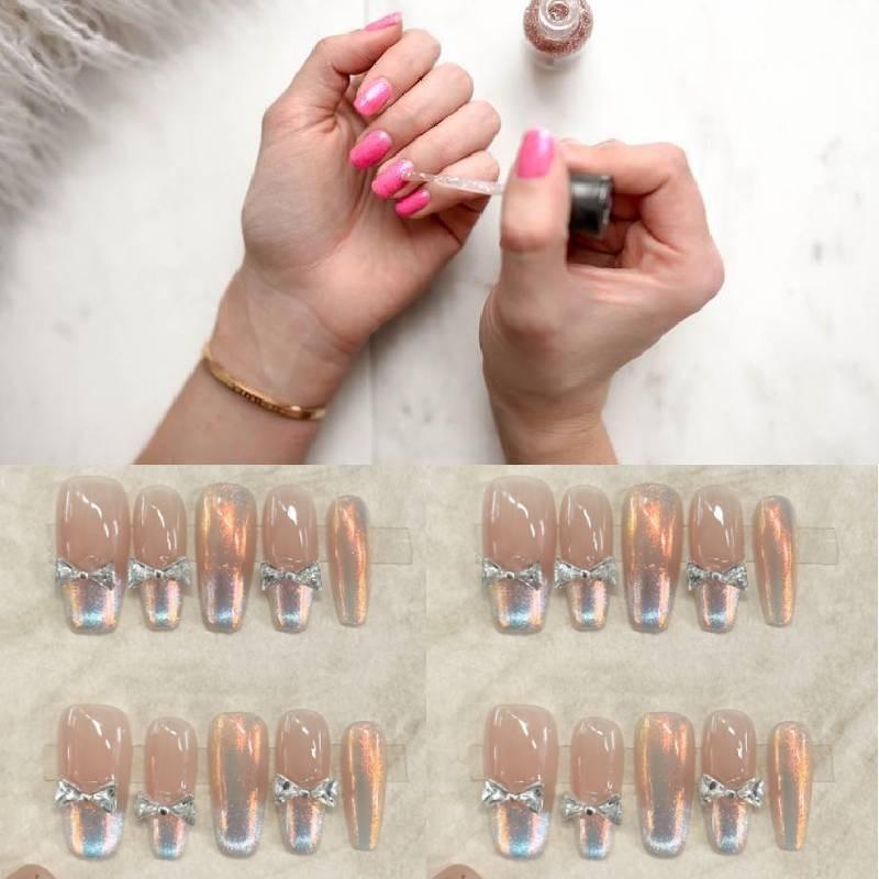 Handmade Wear Nail Fashion Casual Simple Exquisite Classic Nail Patch Style