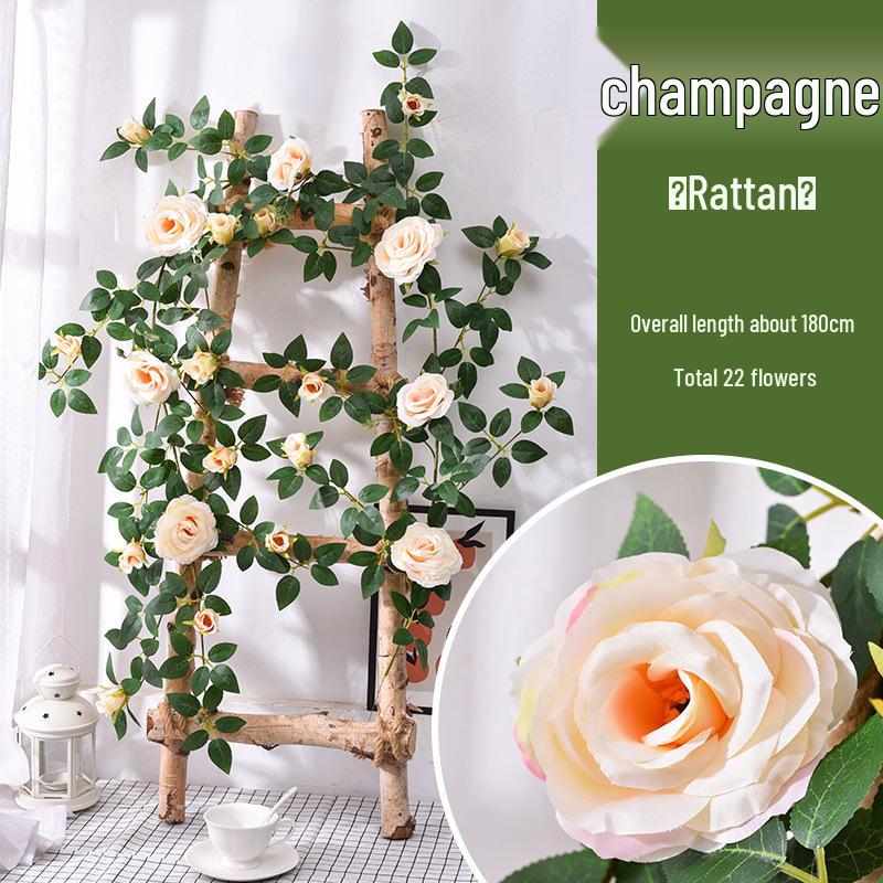 Simulierte Rosenblumenranke zur Wanddekoration & Landschaftsgestaltung