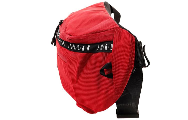 Jordan Polyester One Shoulder Crossbody Sling Bag, Fanny Pack Regular Unisex Red 9A0245-R78