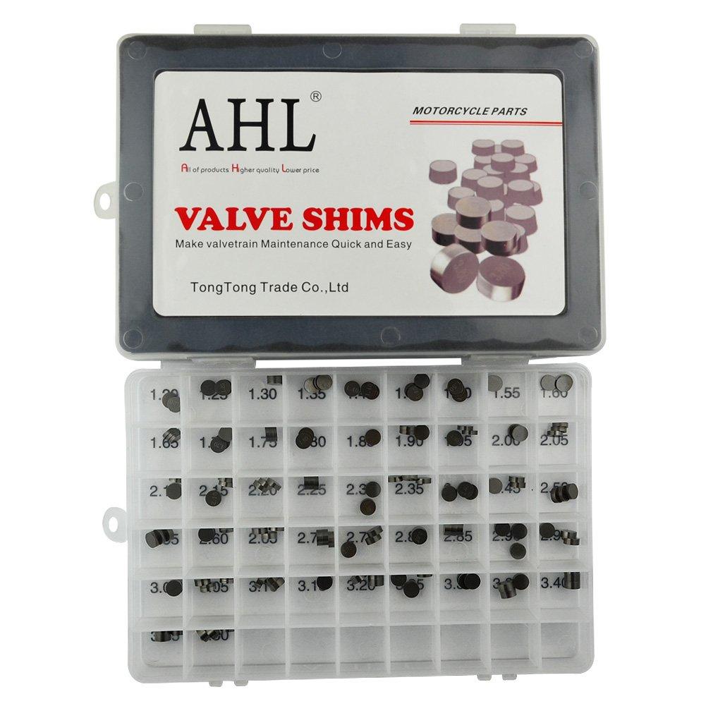 AHL 7.48mm 1.20mm-3.50mm 141pcs Valve Shim Kit Valve Adjustment Shim Kawasaki W650 2000-2001 / KLE650 2008-2010