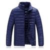 Silná teplá zimní pánská bavlněná bunda pro volný čas Slim Fit Parka Coat